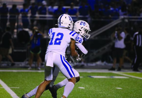 The Wills Point Tigers opened District 6-4A, Division 2 play with an impressive 42-0 victory on the road over winless Dallas Roosevelt. Photo by D. Hatley/WPISD Yearbook Staff