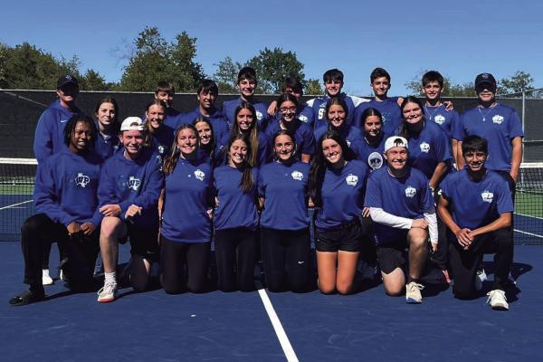 The Wills Point Tiger Tennis team has advanced to the Regional tournament. The Tigers won 11-7 against Pleasant Grove. Photo courtesy of Wills Point Tiger Tennis Facebook page
